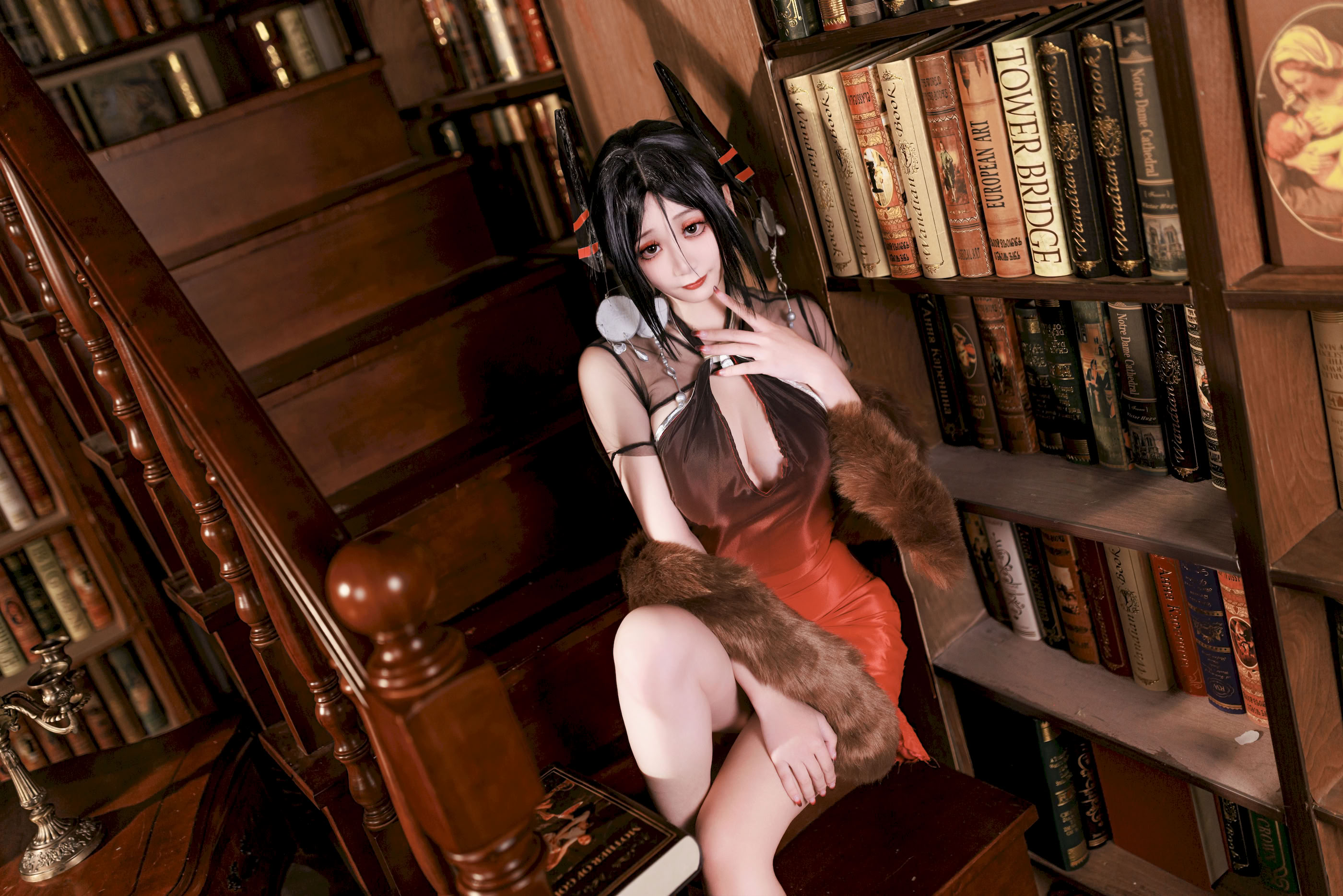 A Xuexue_yuki - Arknights Ines Cheongsam