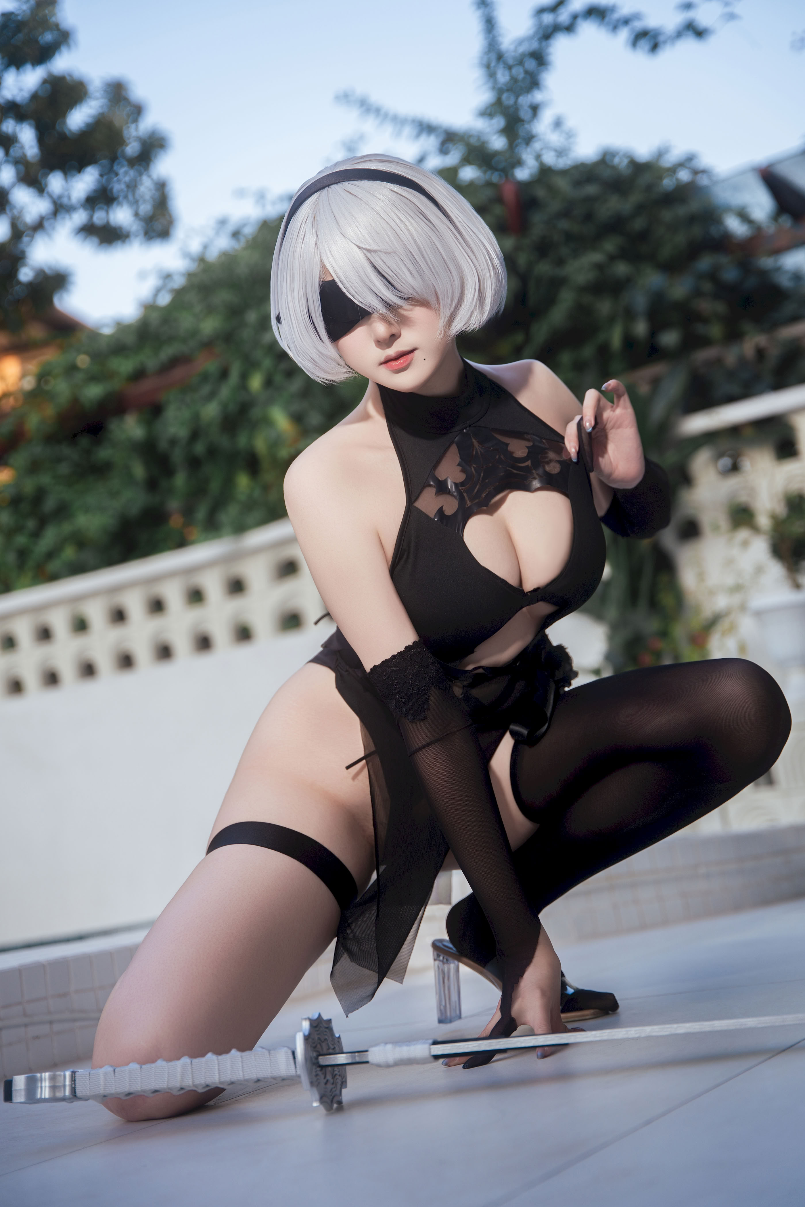 Natsko Tsuko - Áo tắm NIKKE×NieR 2B
