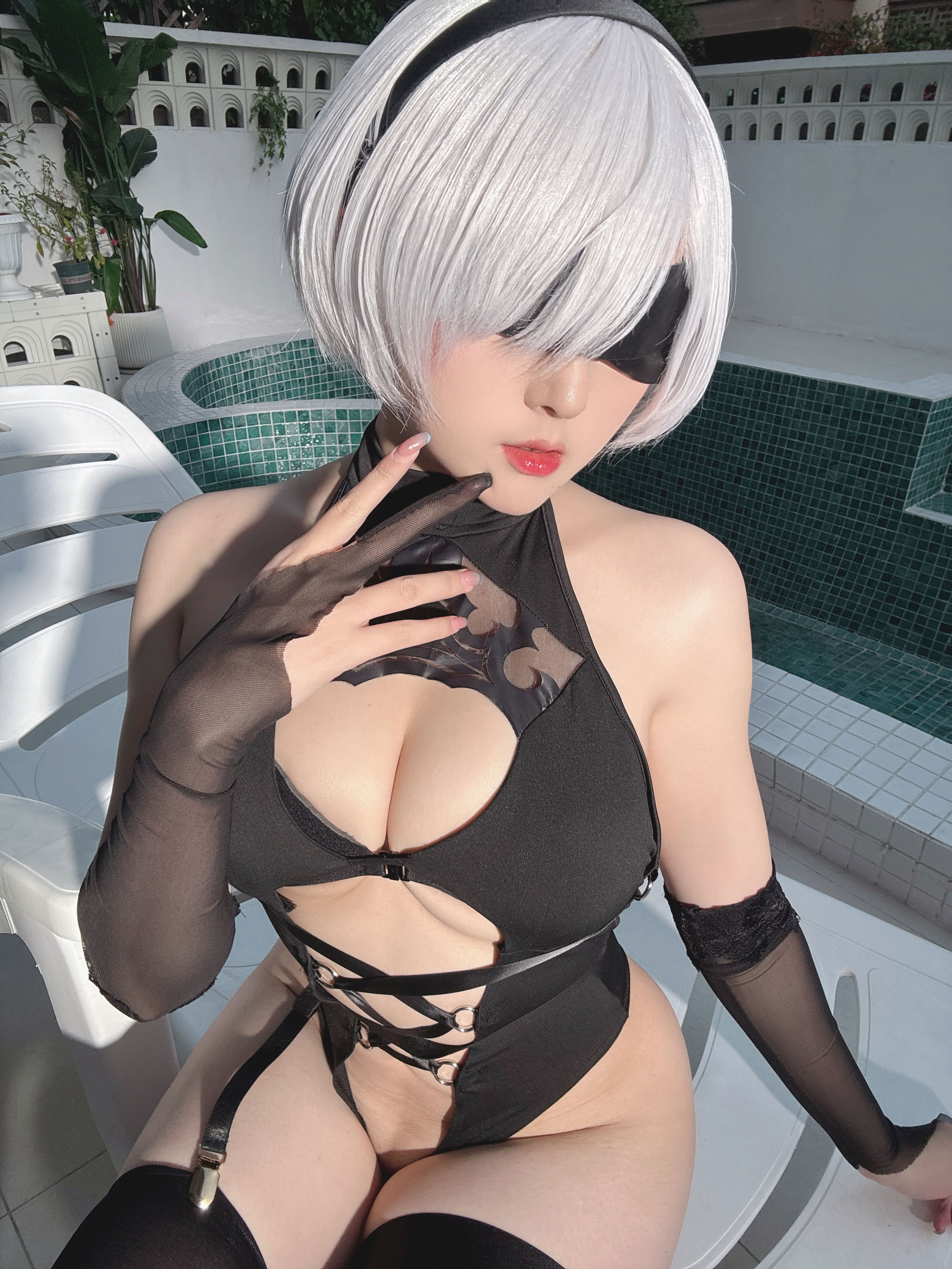 Natsko Tsuko - Áo tắm NIKKE×NieR 2B
