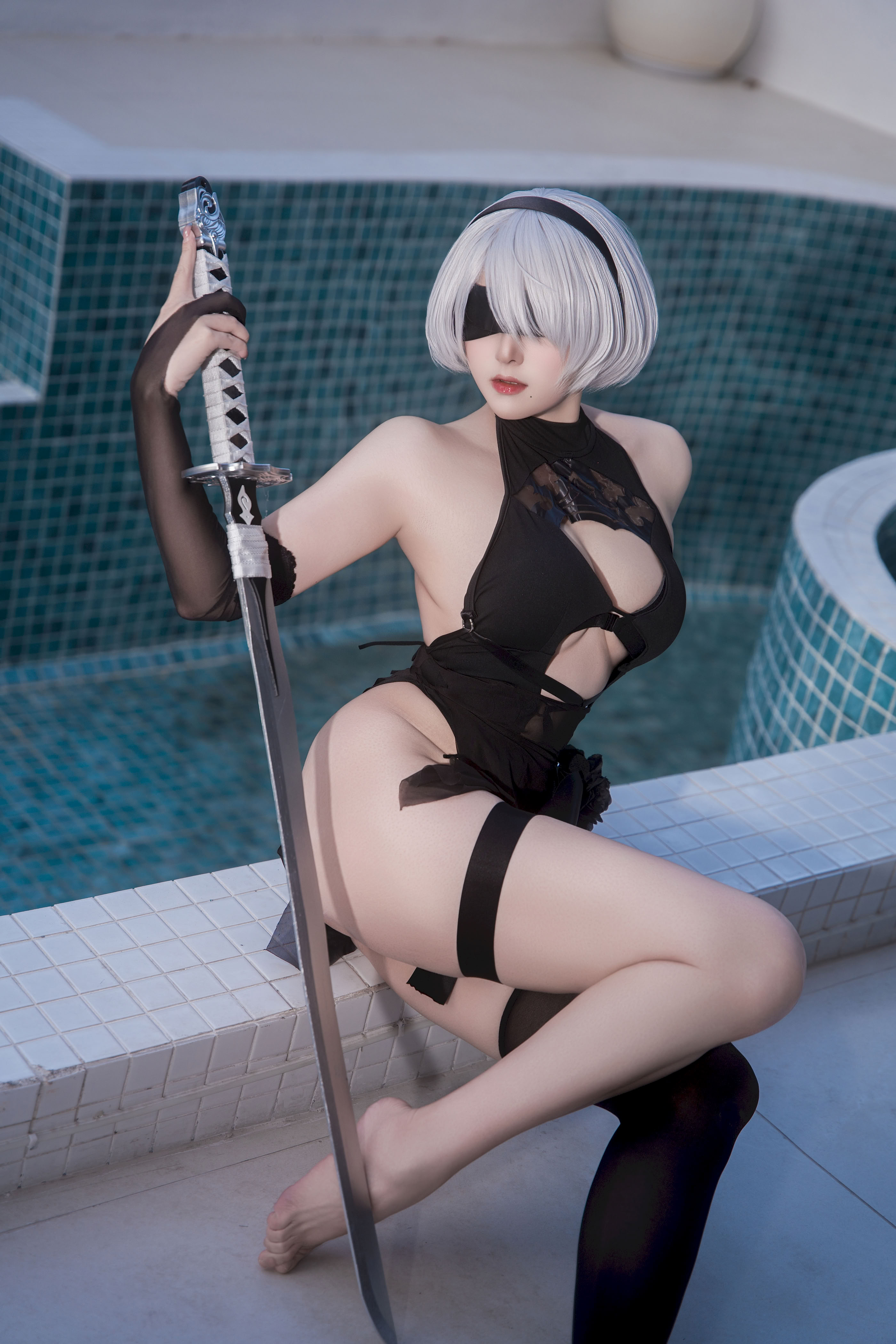 Natsko Tsuko - Áo tắm NIKKE×NieR 2B