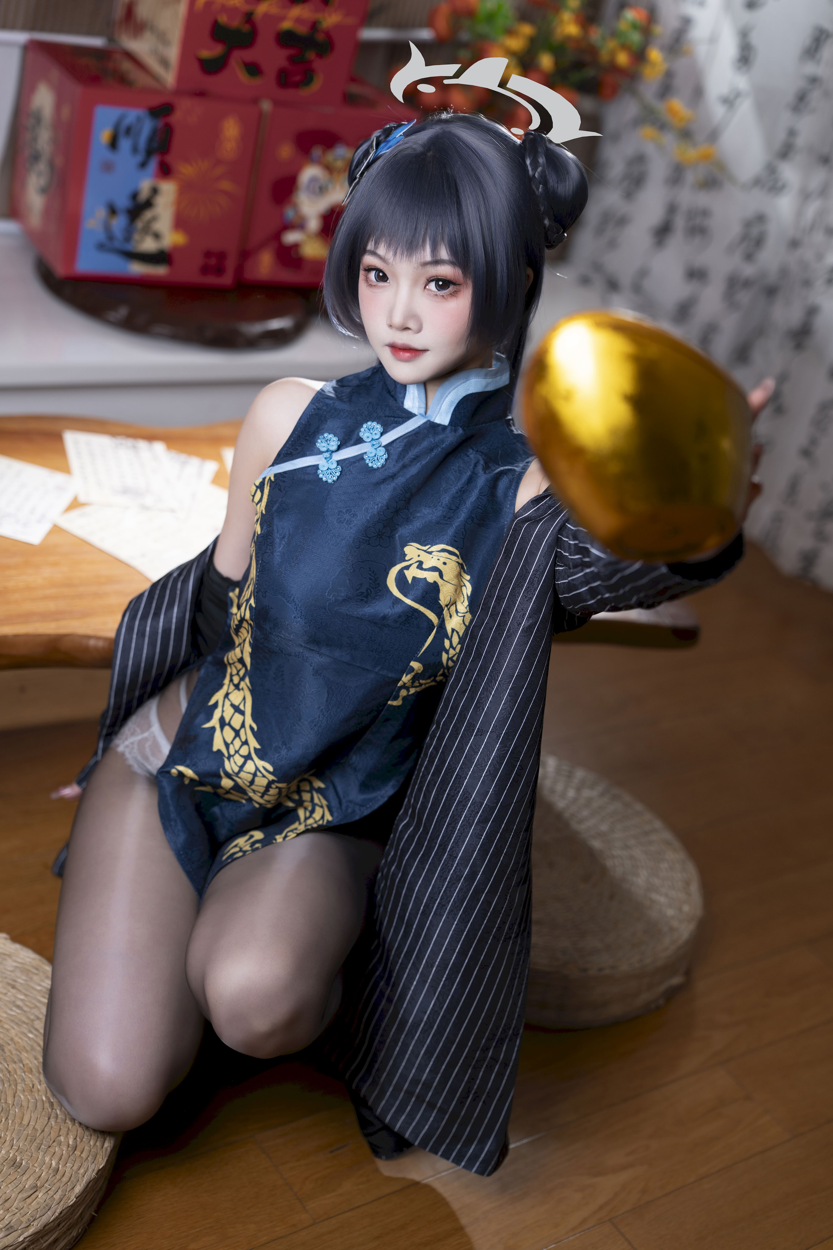 Bóng hamster nấu chậm - Blue Archives Long Hua Feisiao