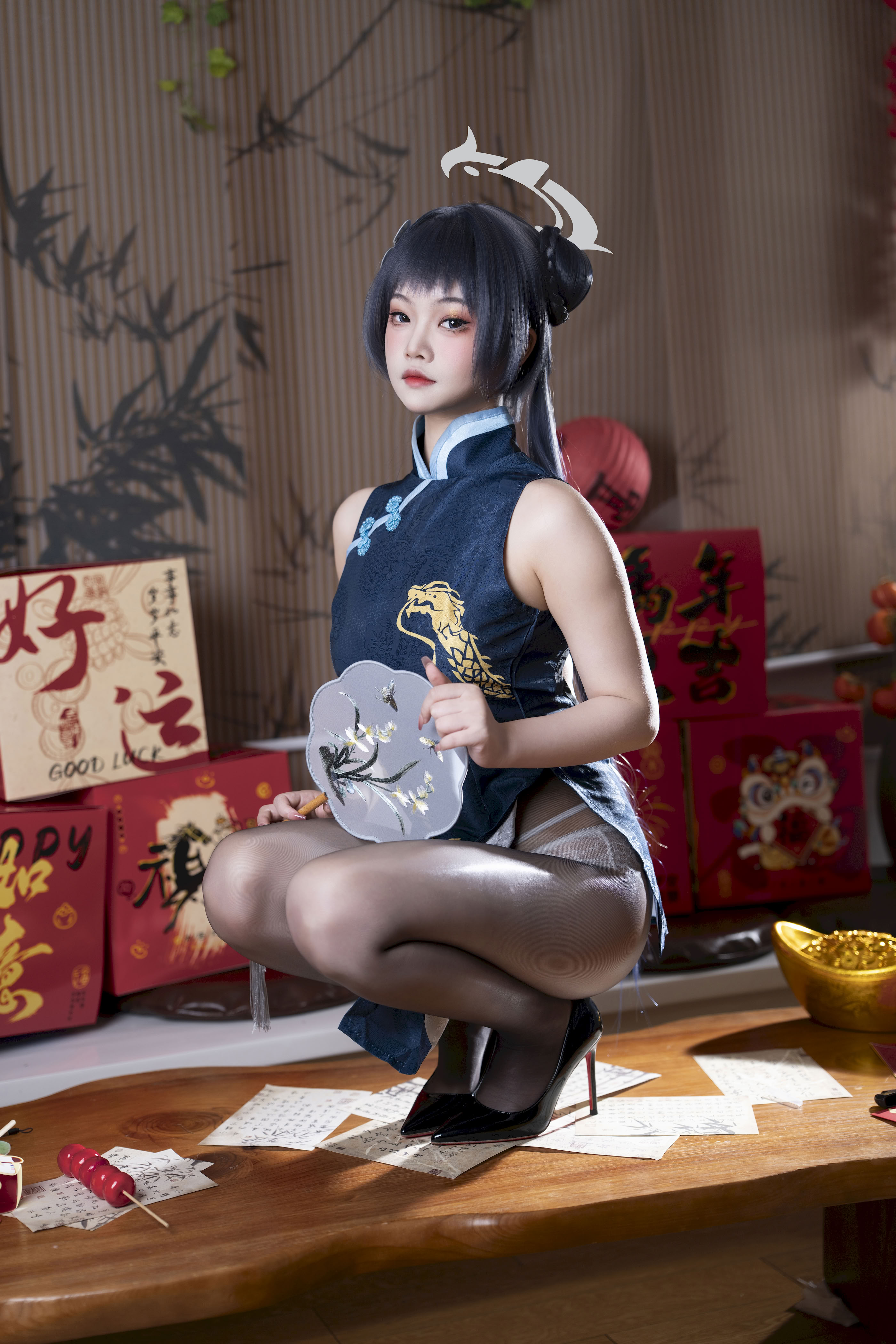 Bóng hamster nấu chậm - Blue Archives Long Hua Feisiao
