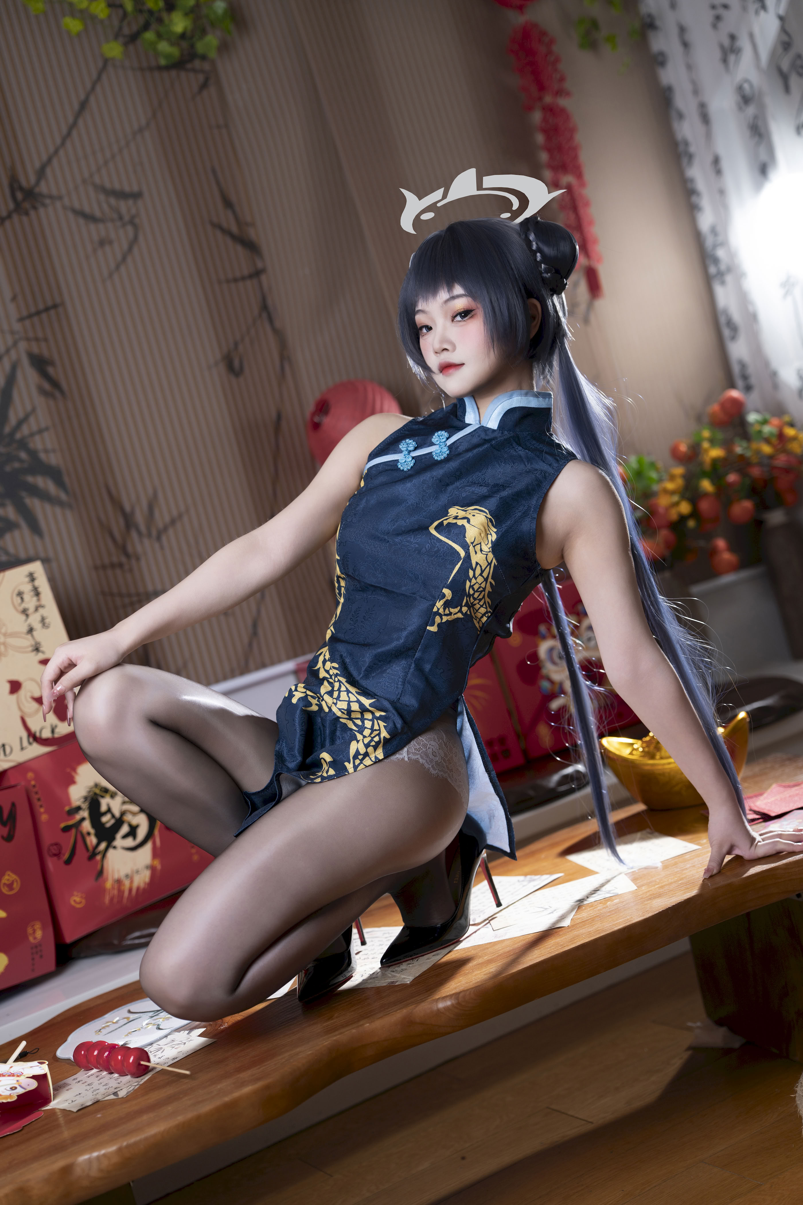 Bóng hamster nấu chậm - Blue Archives Long Hua Feisiao