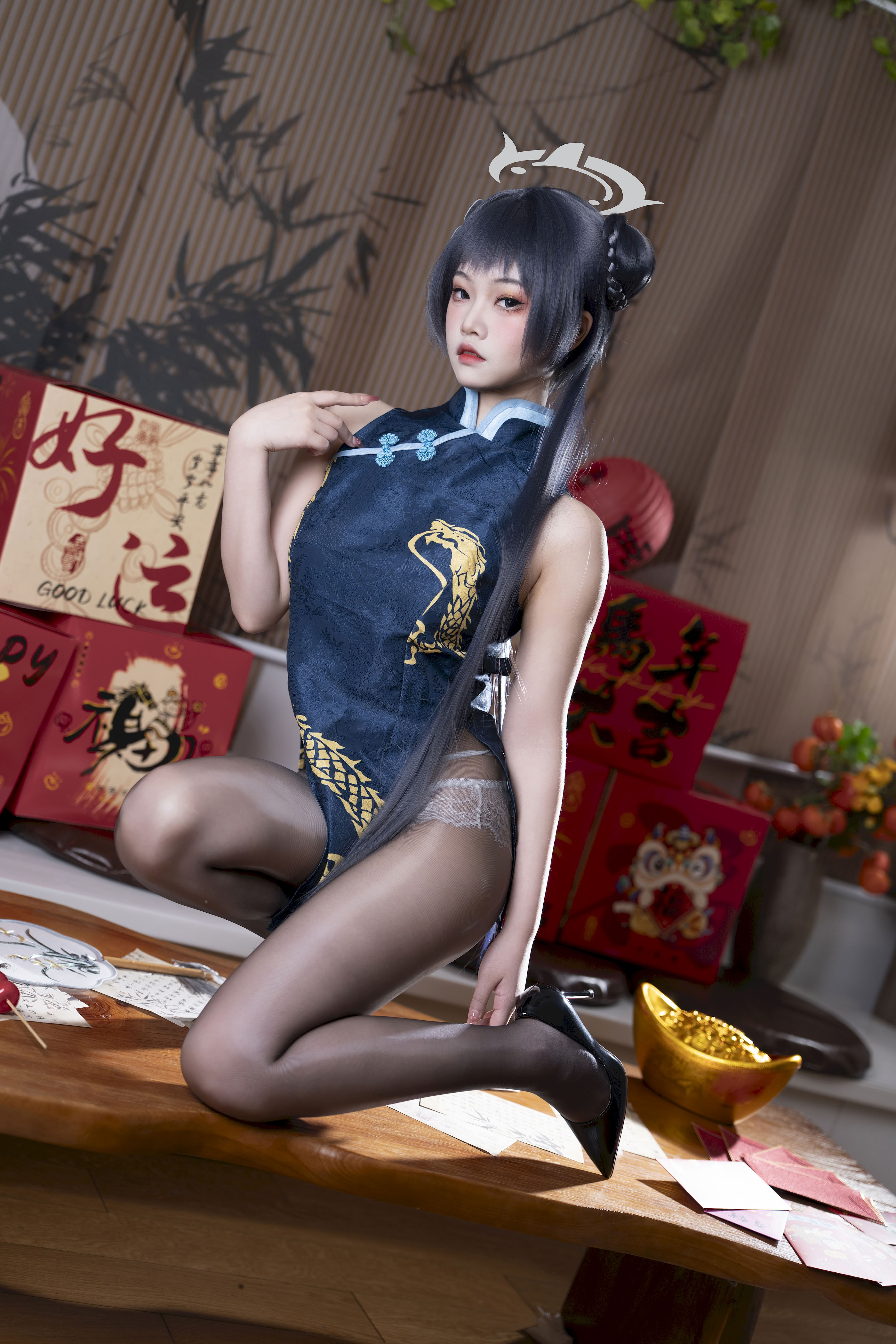 Bóng hamster nấu chậm - Blue Archives Long Hua Feisiao