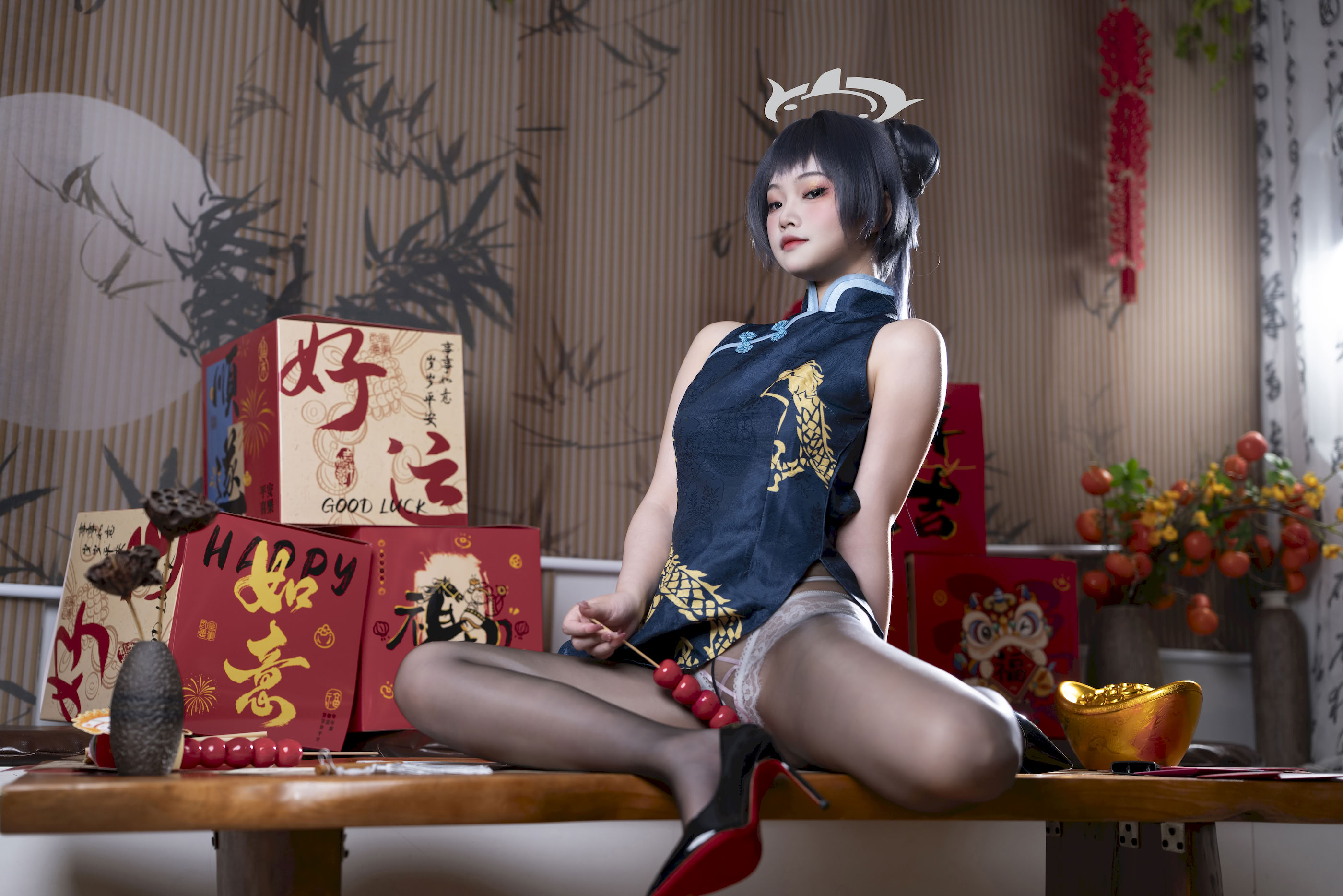 Bóng hamster nấu chậm - Blue Archives Long Hua Feisiao