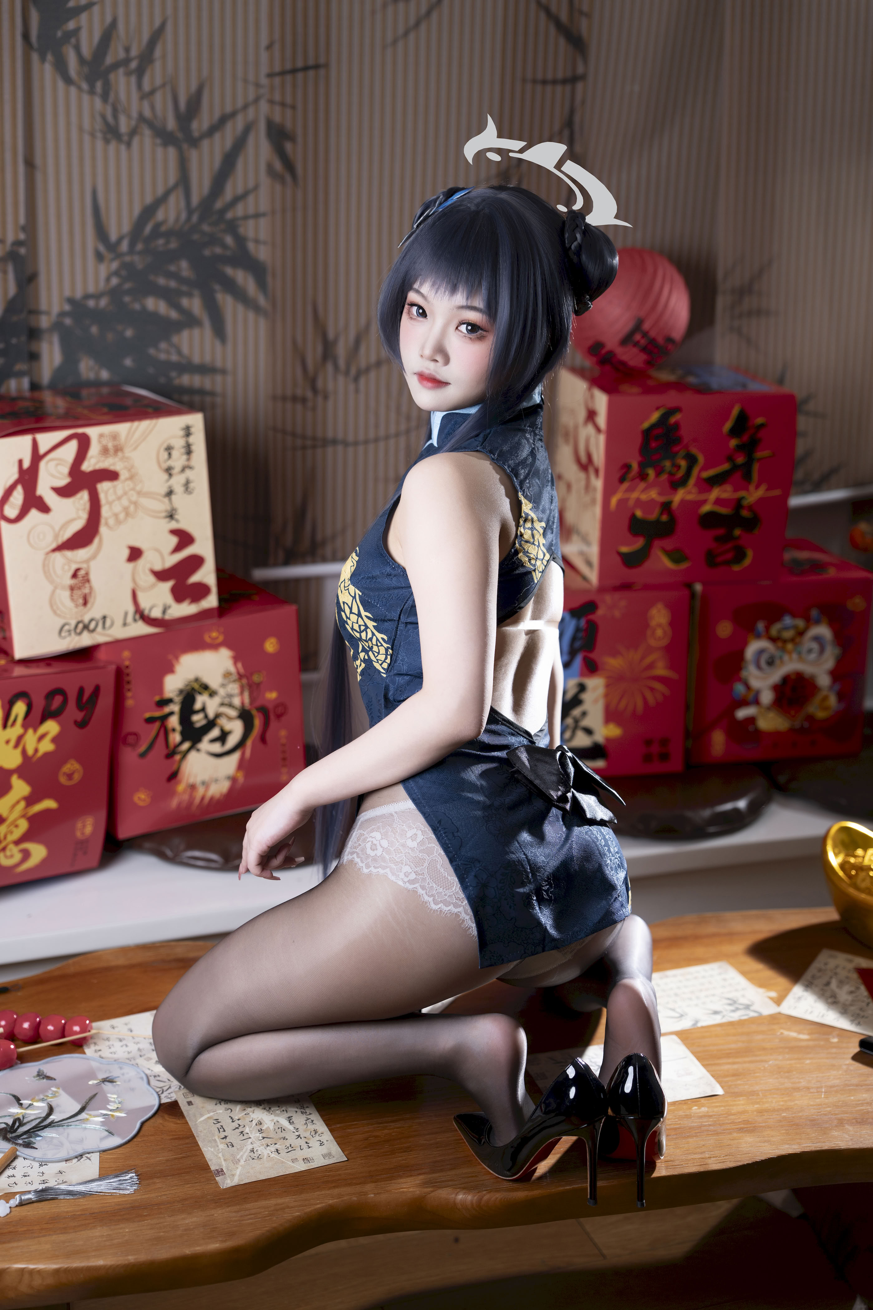 Bóng hamster nấu chậm - Blue Archives Long Hua Feisiao