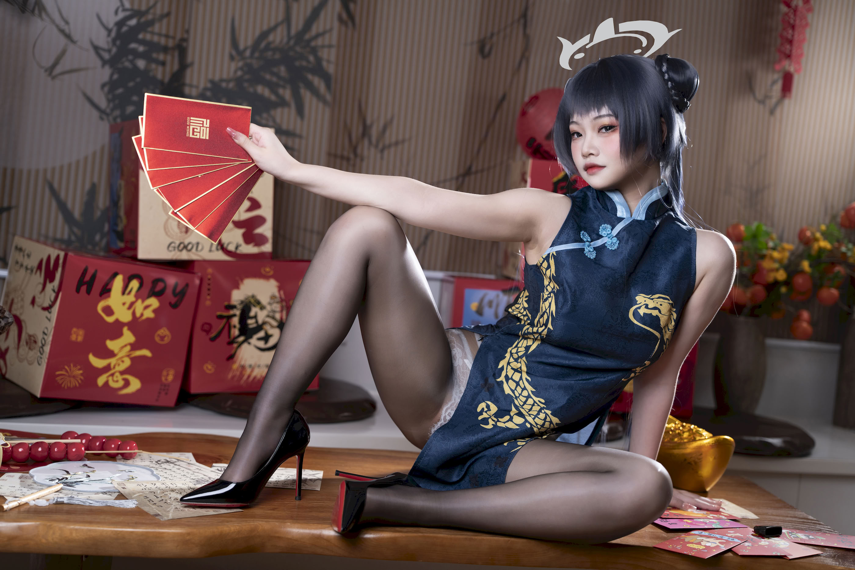 Bóng hamster nấu chậm - Blue Archives Long Hua Feisiao