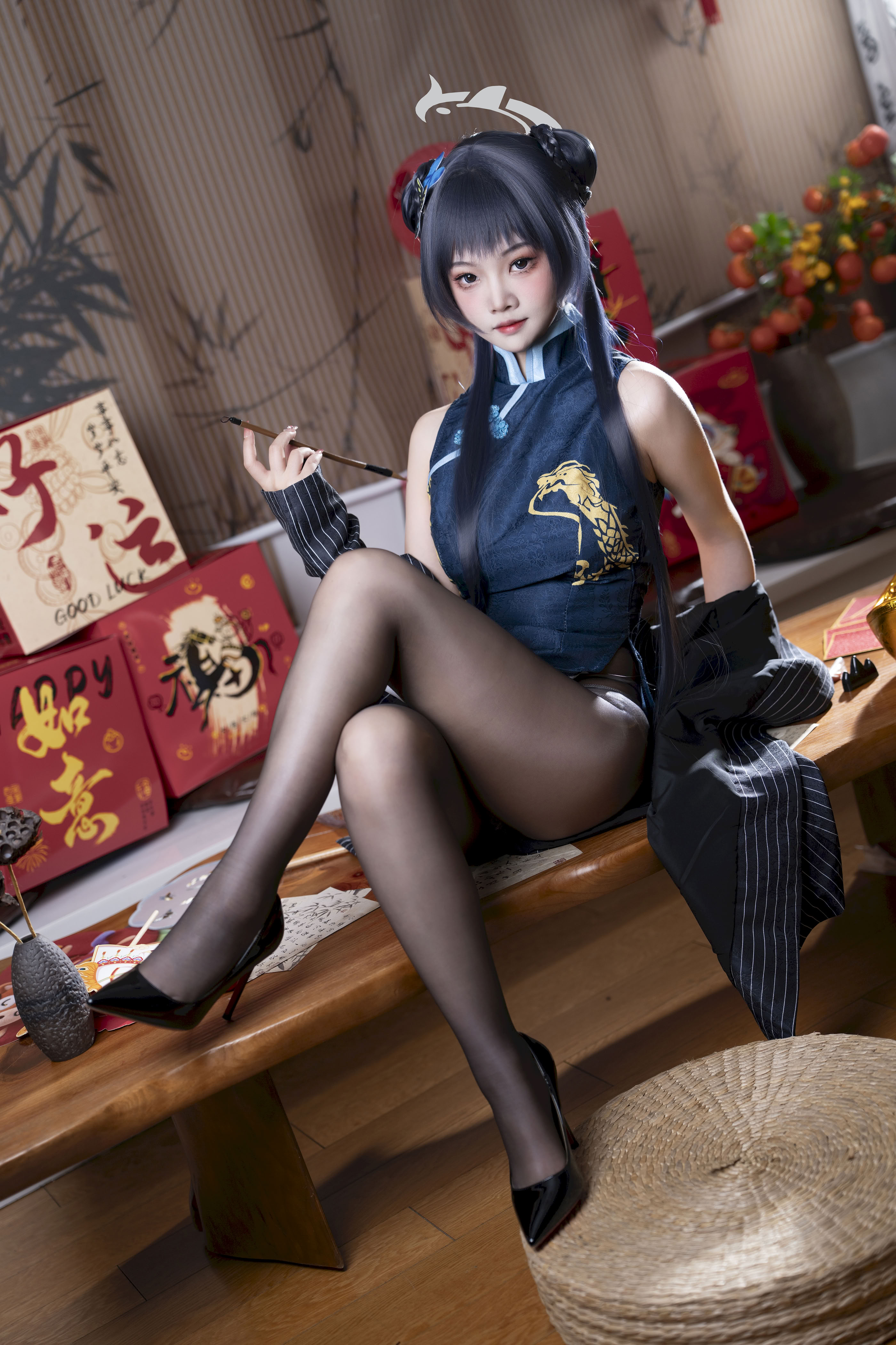 Bóng hamster nấu chậm - Blue Archives Long Hua Feisiao