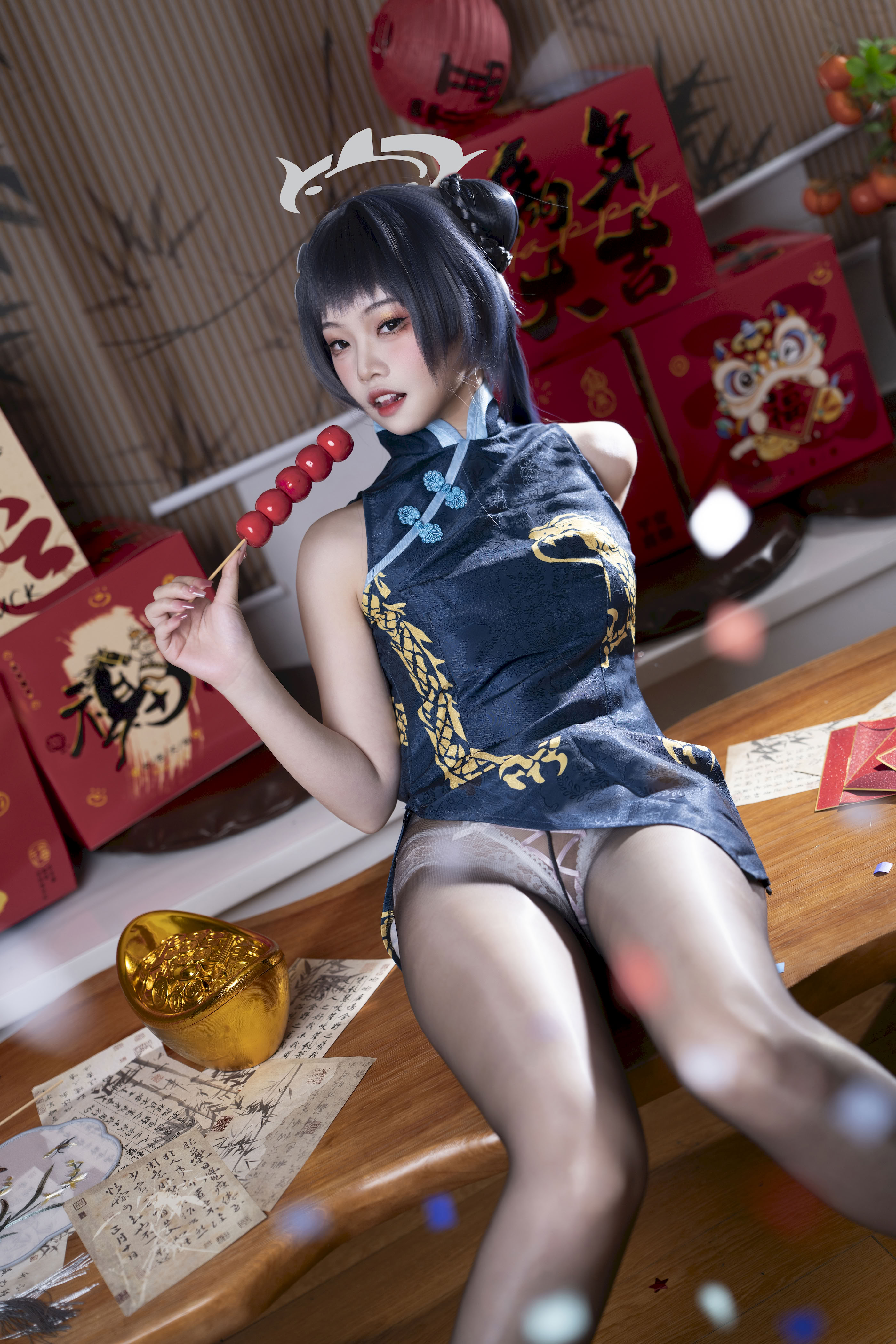 Bóng hamster nấu chậm - Blue Archives Long Hua Feisiao