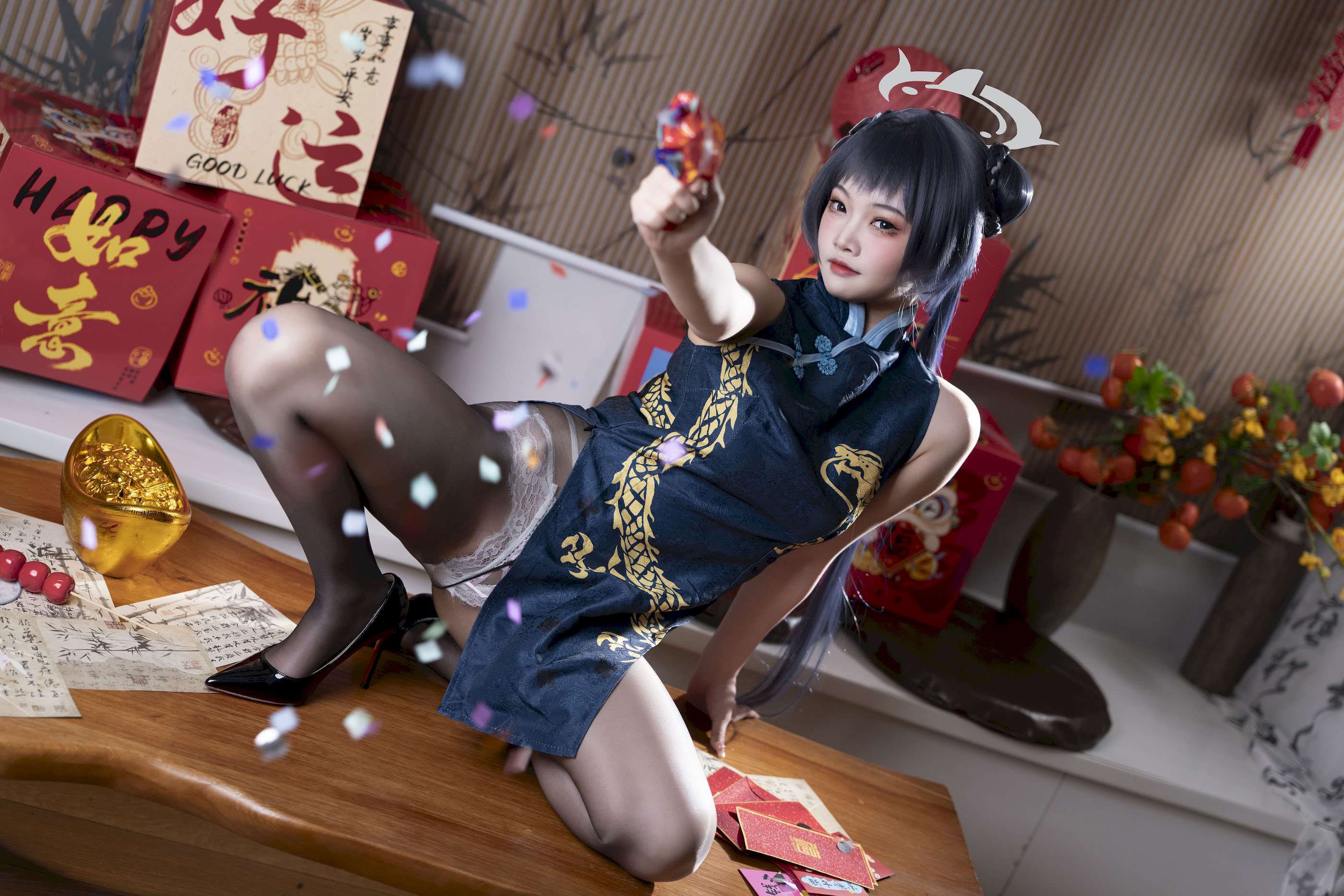 Bóng hamster nấu chậm - Blue Archives Long Hua Feisiao