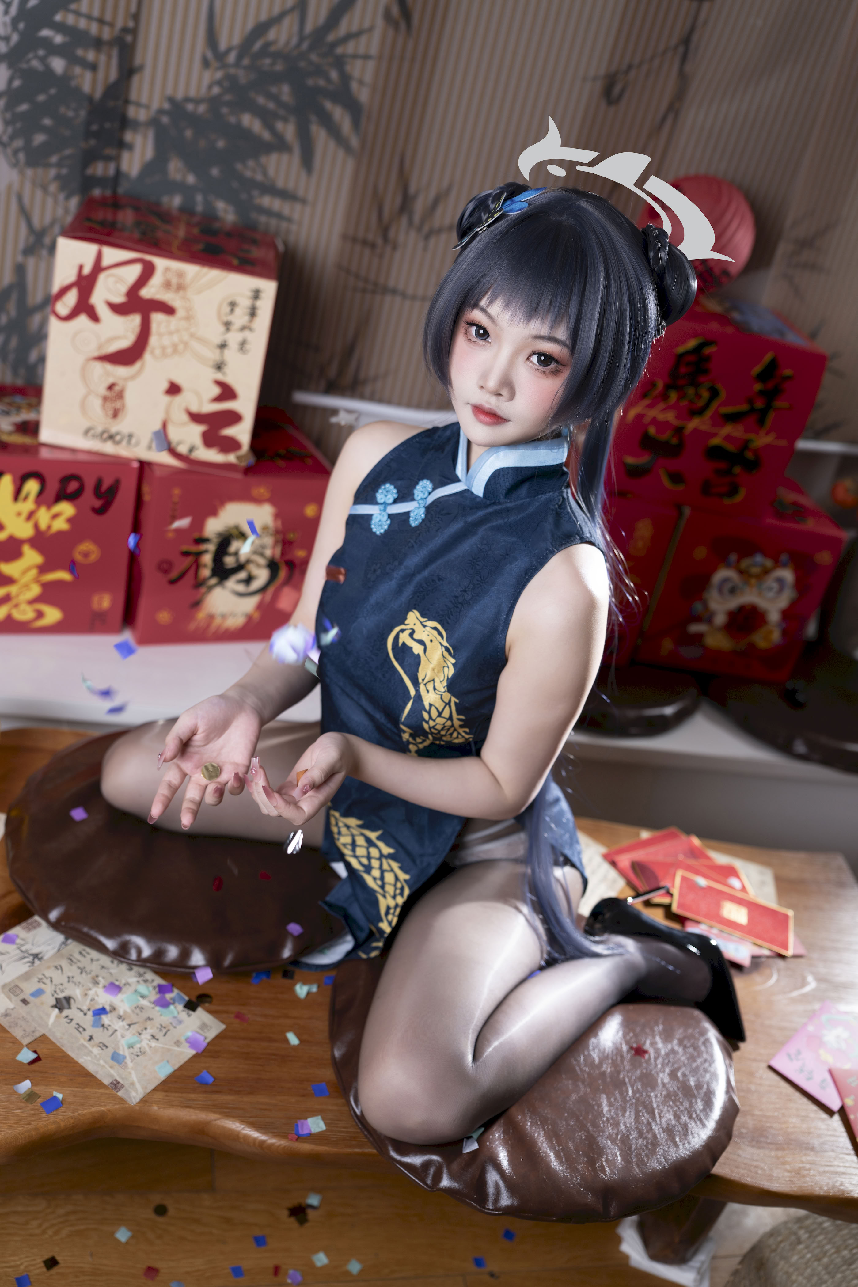 Bóng hamster nấu chậm - Blue Archives Long Hua Feisiao