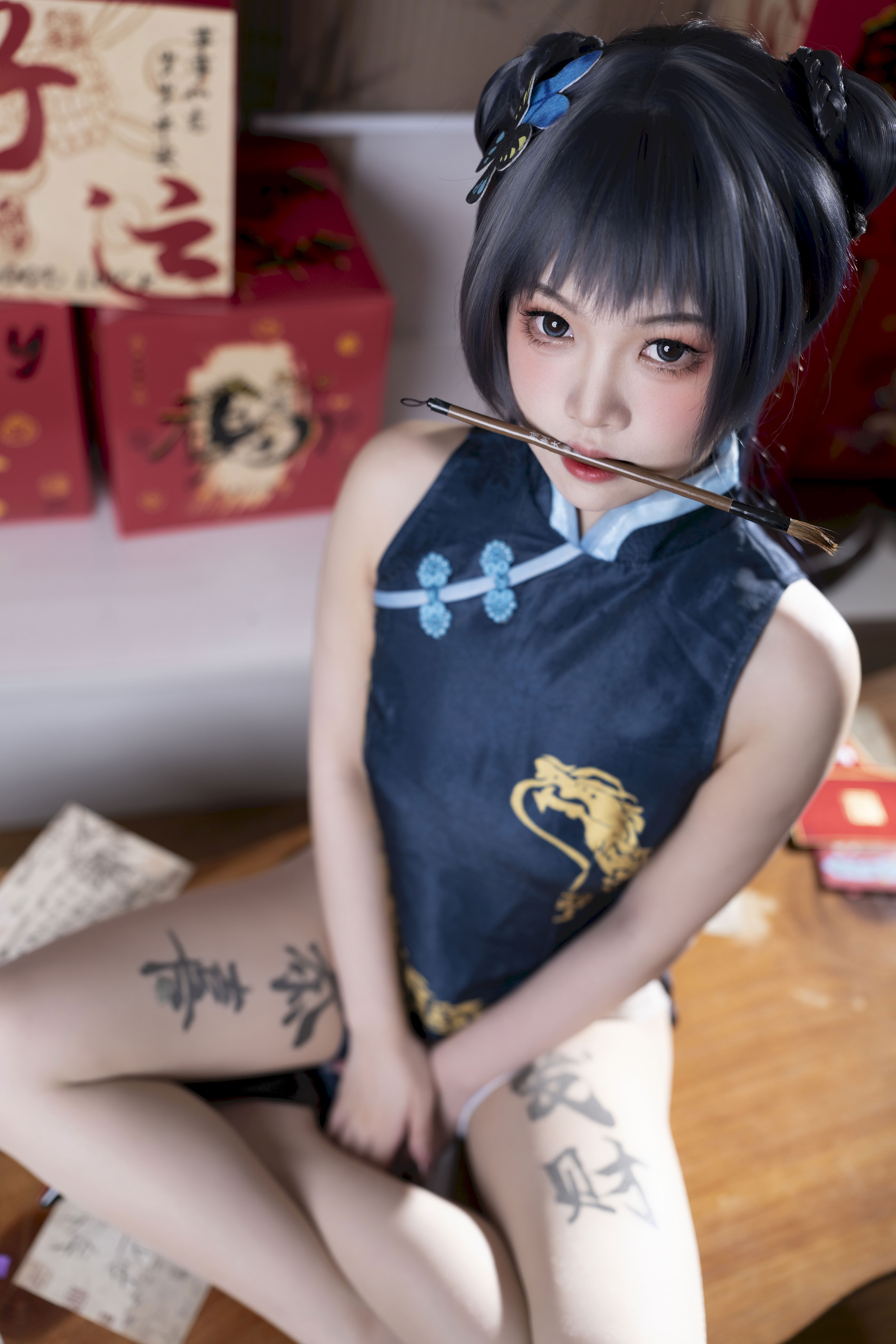 Bóng hamster nấu chậm - Blue Archives Long Hua Feisiao
