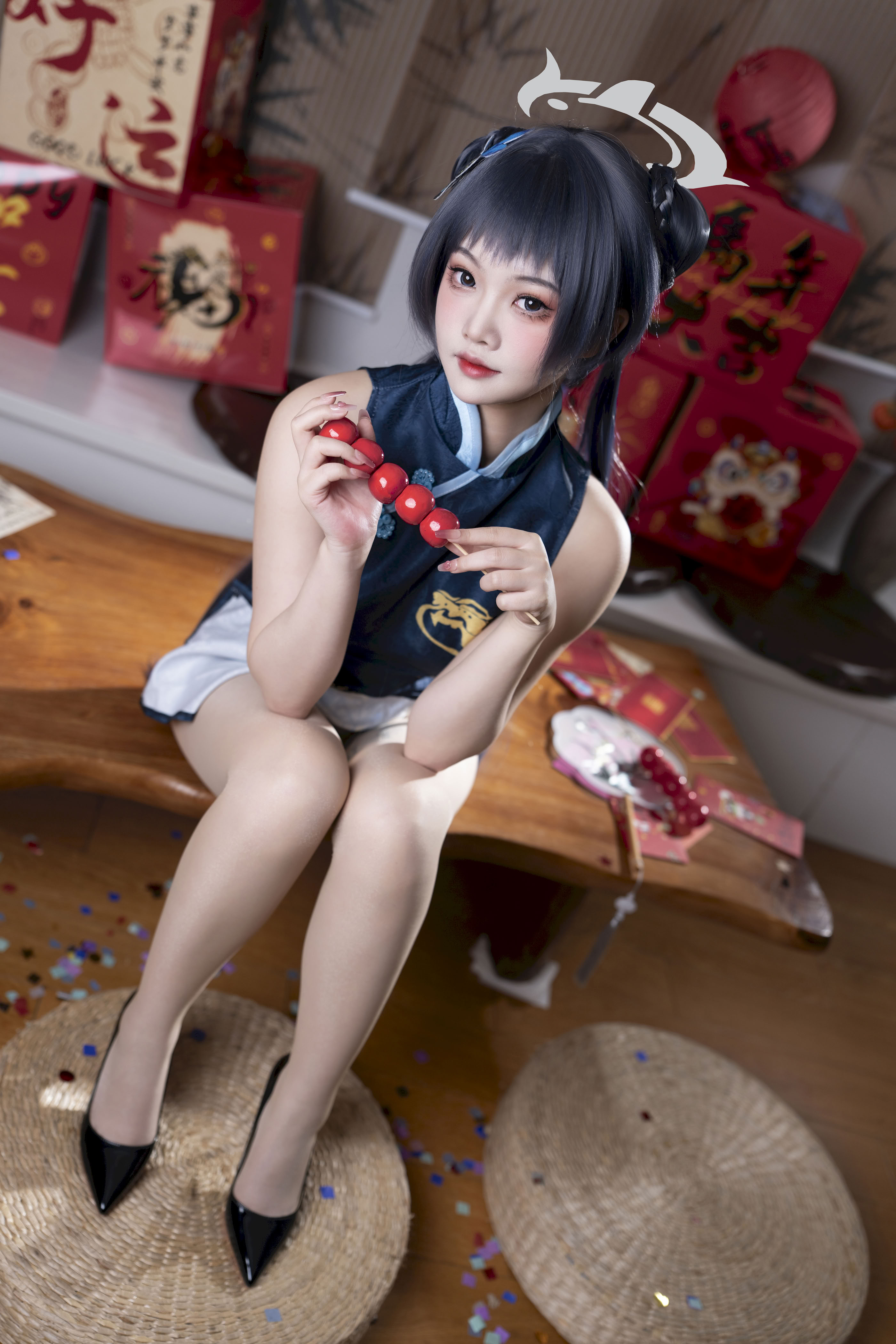 Bóng hamster nấu chậm - Blue Archives Long Hua Feisiao